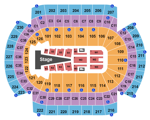 Xcel Energy Center Sam Smith Seating Chart