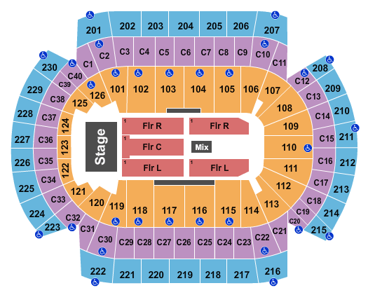 Xcel Energy Center The Who Seating Chart