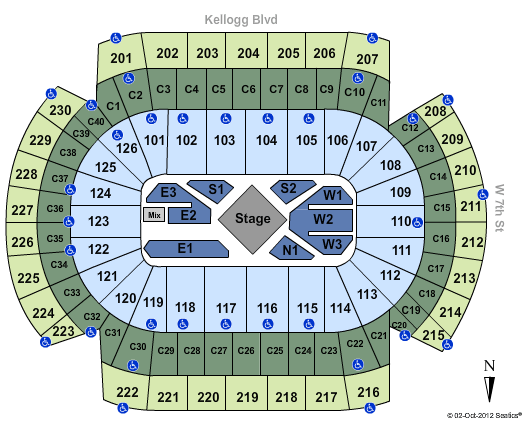 Xcel Energy Center George Strait Seating Chart
