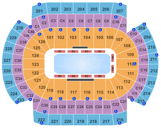 Xcel Energy Center Ice Show Seating Chart
