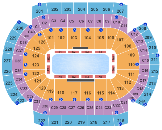 Xcel Energy Center Stars On Ice 1 Seating Chart