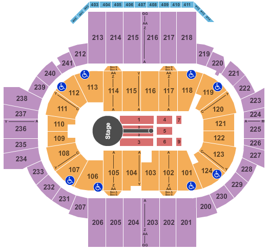 XL Center Blake Shelton Seating Chart