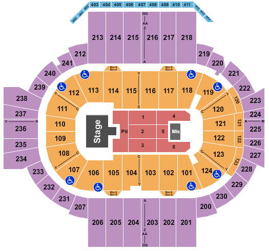 XL Center Buju Banton Seating Chart