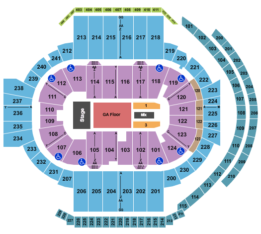 XL Center Dead And Company Seating Chart
