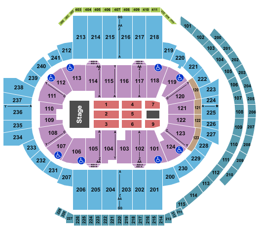 XL Center Eagles Seating Chart