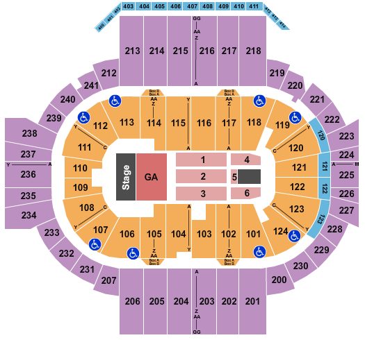 XL Center Eric Church Seating Chart