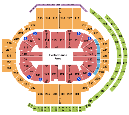 XL Center Marvel Universe Live Seating Chart