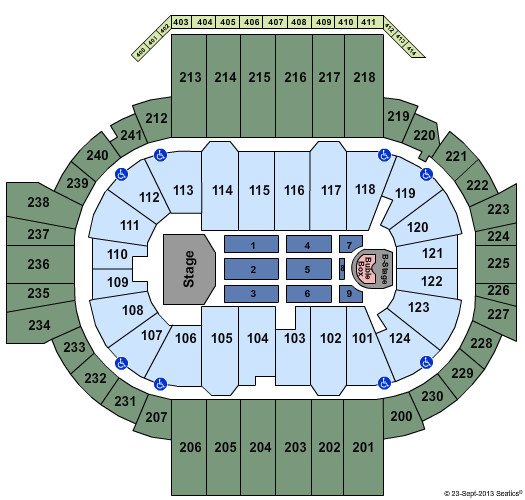 XL Center Michael Buble Seating Chart