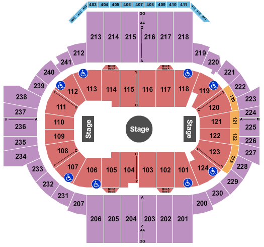 XL Center, Ringling Bros Seating Chart | Star Tickets