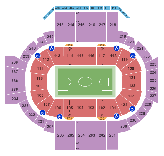XL Center Soccer Seating Chart