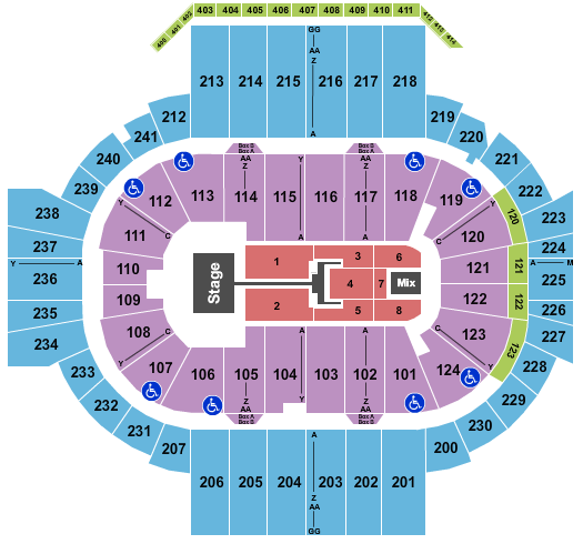 XL Center Tobymac 2024 Seating Chart