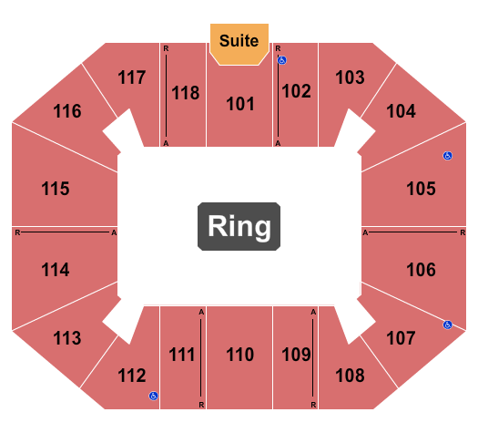 Xavier Convocation Center MMA Seating Chart