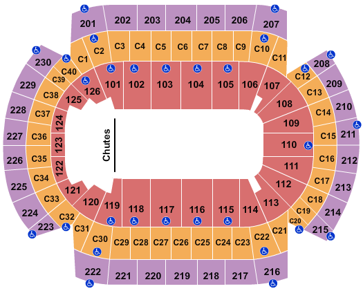Xcel Energy Center Cinch Rodeo Seating Chart