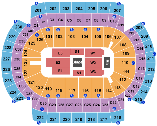 Xcel Energy Center Dave Chappelle Seating Chart