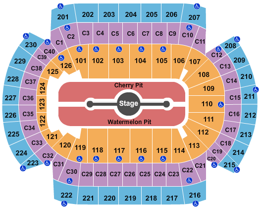 Xcel Energy Center Harry Styles Seating Chart