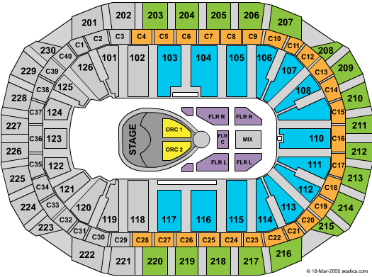 Xcel Energy Center Il Divo Seating Chart