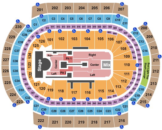 Xcel Energy Center Madonna 2 Seating Chart