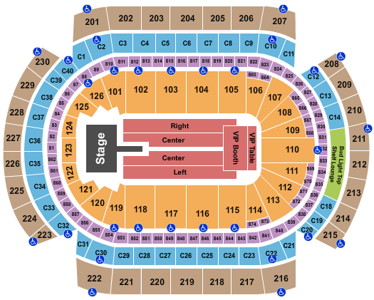 Xcel Energy Center Mary J. Blige Seating Chart