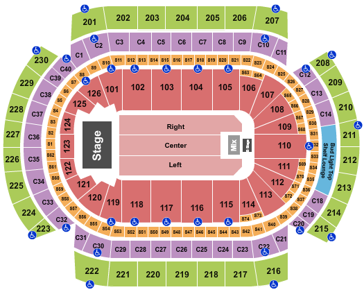 Grand Casino Arena Pentatonix Seating Chart