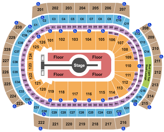 Xcel Energy Center Rod Wave 2024 Seating Chart