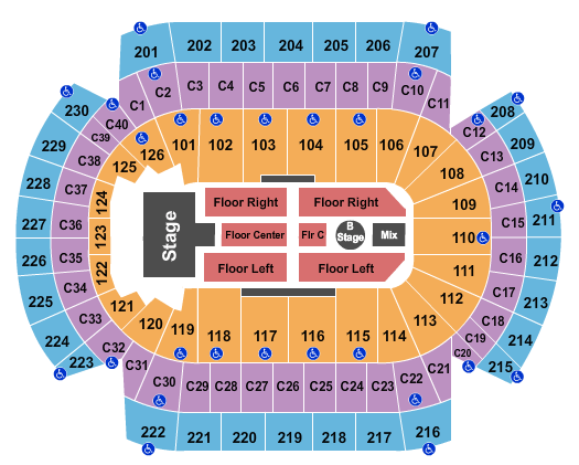 Xcel Energy Center Shawn Mendes Seating Chart