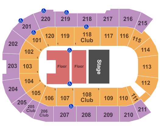 Angel of the Winds Arena Half House Seating Chart