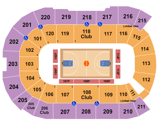 Angel of the Winds Arena Harlem Globetrotters Seating Chart