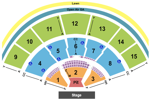 Xfinity Center Mansfield Ma Seating Chart