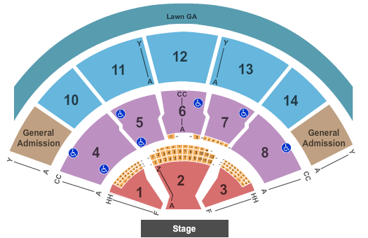 Mansfield Concert Seating Chart
