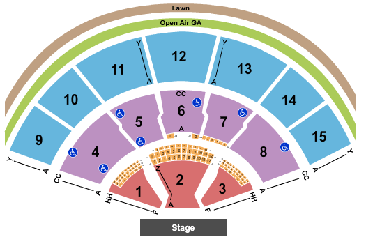 Xfinity Center Mansfield Ma Seating Chart