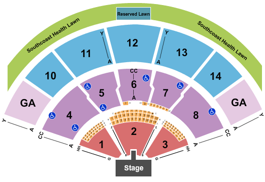 Xfinity Center - MA seating chart event tickets center