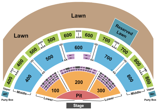 Xfinity Theatre seating chart event tickets center