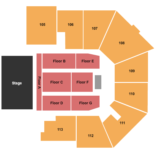 Xtream Arena Endstage 3 Seating Chart