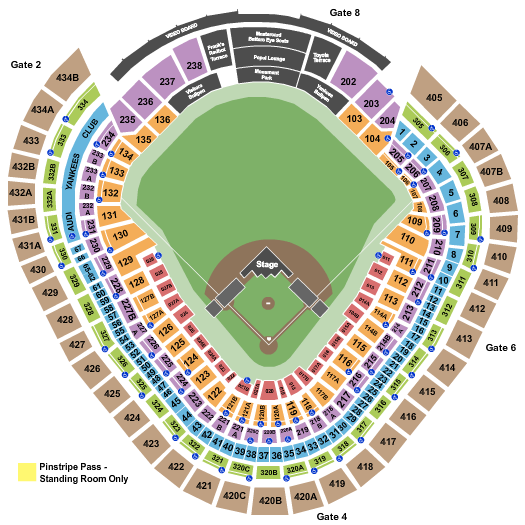 Yankee Stadium Joel And Victoria Osteen 2 Seating Chart