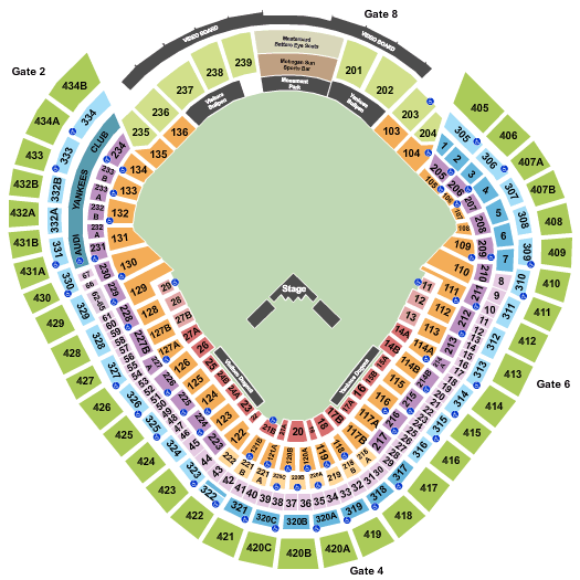 Yankee Stadium Joel And Victoria Osteen Seating Chart