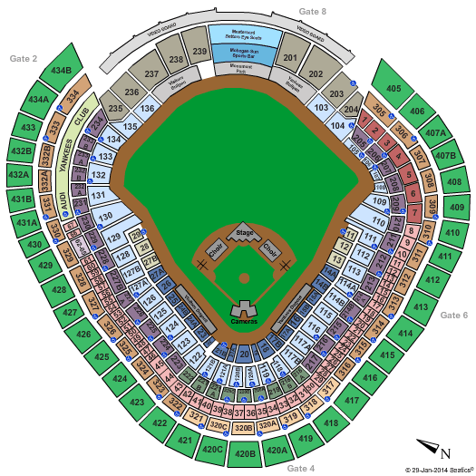 Yankee Stadium Joel Osteen Seating Chart