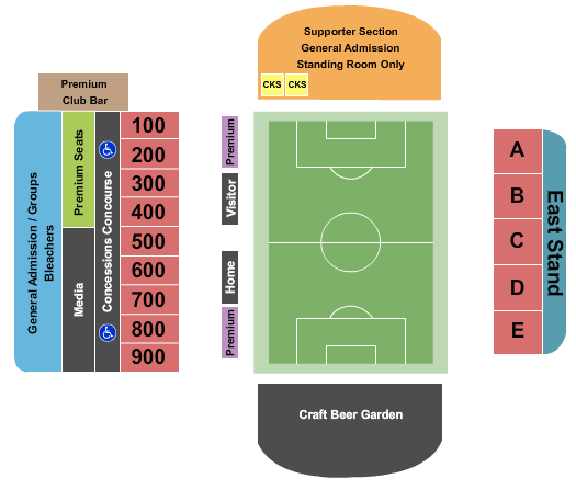 York Lions Stadium Pan Am Games Seating Chart