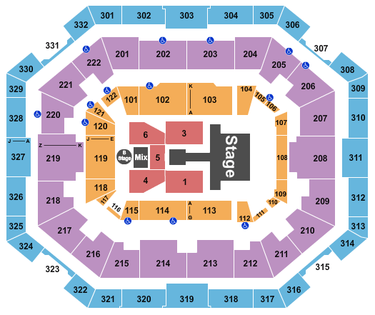 The Yuengling Center Chris Tomlin Seating Chart