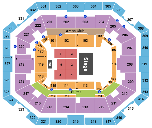 The Yuengling Center Cirque Musica 2 Seating Chart