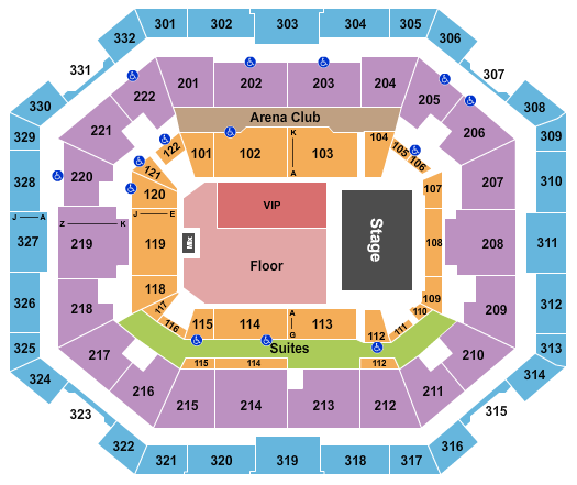 The Yuengling Center Cody Johnson Seating Chart