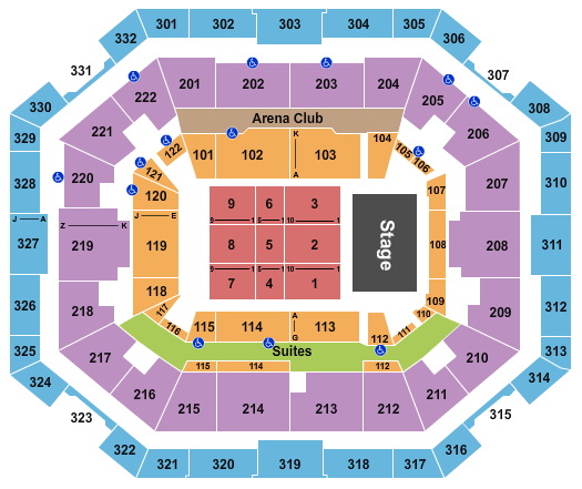 The Yuengling Center Don Omar Seating Chart