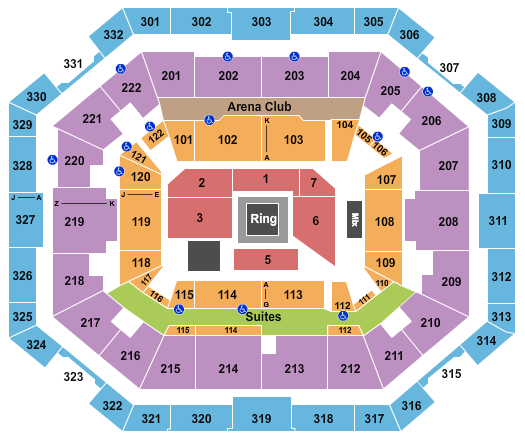 The Yuengling Center Fighting Seating Chart