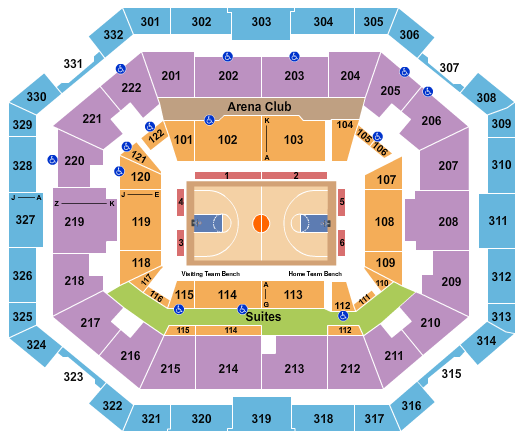 The Yuengling Center Harlem Globetrotters Seating Chart