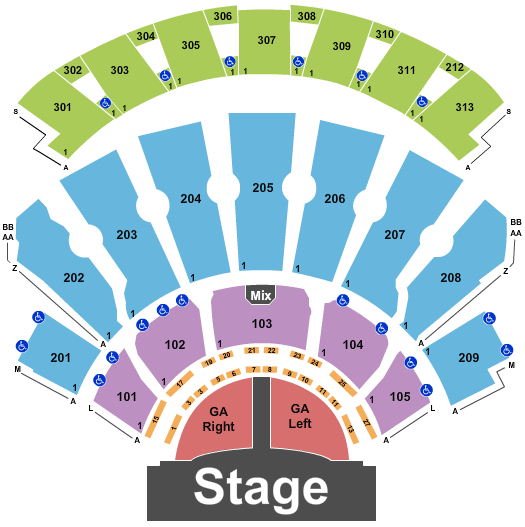 PH Live At Planet Hollywood Def Leppard Seating Chart