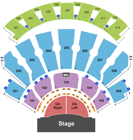 Bakkt Theater At Planet Hollywood Florida Georgia Line Seating Chart
