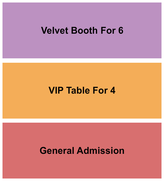Ziggy's - High Point GA/VIP Table/Booth Seating Chart
