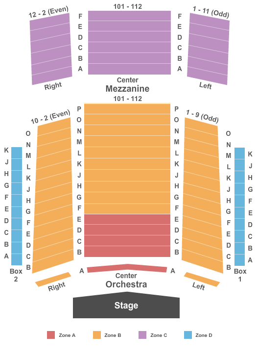 Hobby Center Seating Chart