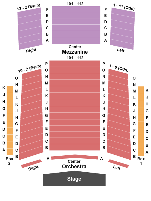 Zilkha Hall - Hobby Center Seating Chart