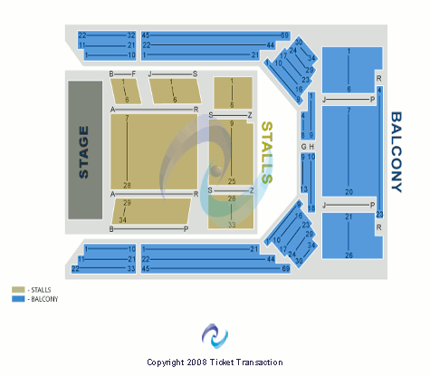 Aberdeen Music Hall End Stage Seating Chart