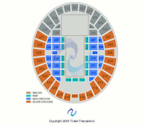 Alliant Energy Center - Veterans Memorial Coliseum Lippizanner Seating Chart